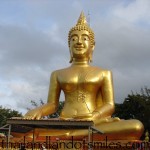 Golden Buddha at Wat Khao Phra Bat