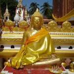 Buddhist statue at Wat Phra That Phanome